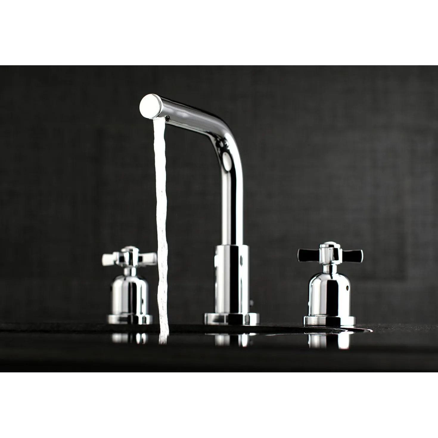 Kingston Brass Millennium Fauceture 8-Inch Widespread Bathroom Faucet