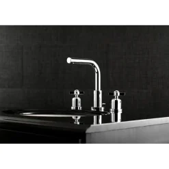 Kingston Brass Millennium Fauceture 8-Inch Widespread Bathroom Faucet