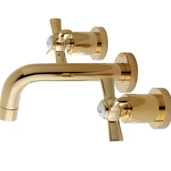 Kingston Brass Millennium 2-Handle Wall Mount Bathroom Faucet