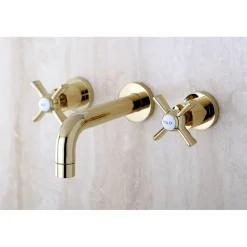 Kingston Brass Millennium 2-Handle Wall Mount Bathroom Faucet