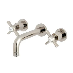 Kingston Brass Millennium 2-Handle Wall Mount Bathroom Faucet