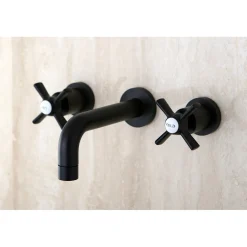 Kingston Brass Millennium 2-Handle Wall Mount Bathroom Faucet