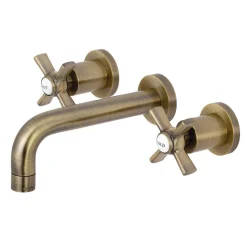 Kingston Brass Millennium 2-Handle Wall Mount Bathroom Faucet