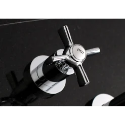 Kingston Brass Millennium 2-Handle Wall Mount Roman Tub Faucet