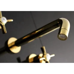Kingston Brass Millennium 2-Handle Wall Mount Roman Tub Faucet