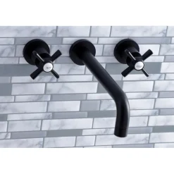Kingston Brass Millennium 2-Handle Wall Mount Roman Tub Faucet