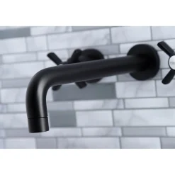 Kingston Brass Millennium 2-Handle Wall Mount Roman Tub Faucet