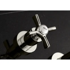 Kingston Brass Millennium 2-Handle Wall Mount Roman Tub Faucet