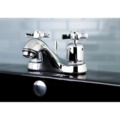 Kingston Brass Millennium 4-Inch Centerset Deck Mount Bathroom Faucet