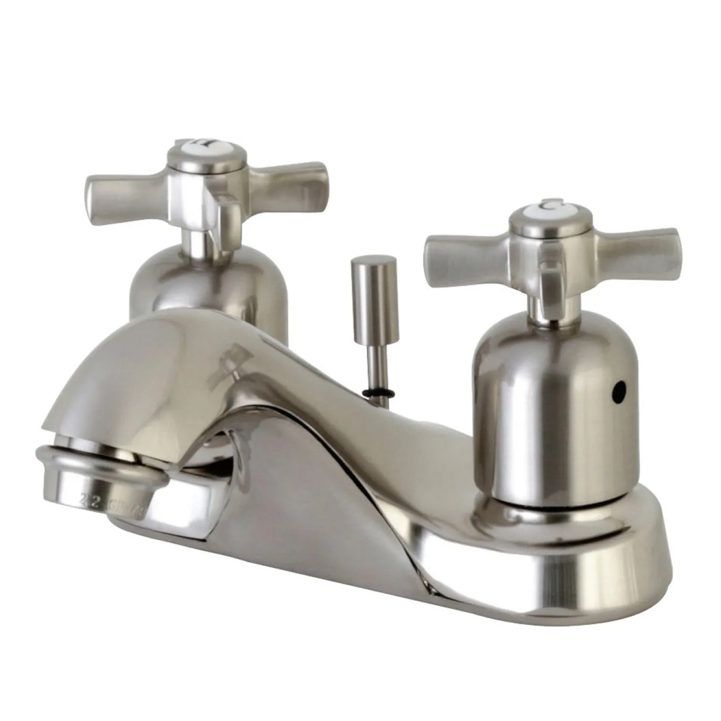 Kingston Brass Millennium 4-Inch Centerset Deck Mount Bathroom Faucet