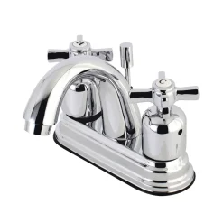 Kingston Brass Millennium 4-Inch Centerset 2-Handle Bathroom Faucet
