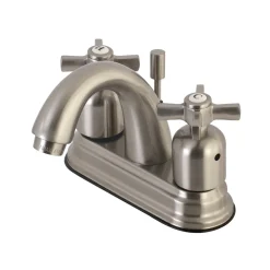 Kingston Brass Millennium 4-Inch Centerset 2-Handle Bathroom Faucet