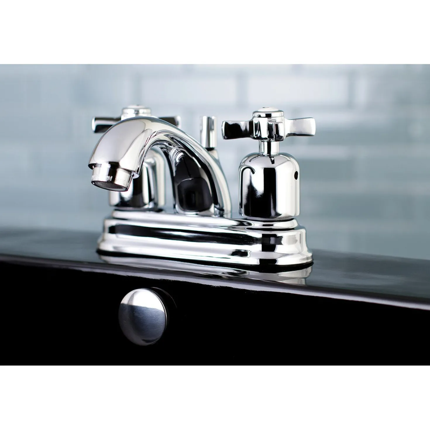 Kingston Brass Millennium 4-Inch Centerset Bathroom Faucet