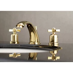 Kingston Brass Millennium 8-Inch Widespread 3-Hole Bathroom Faucet