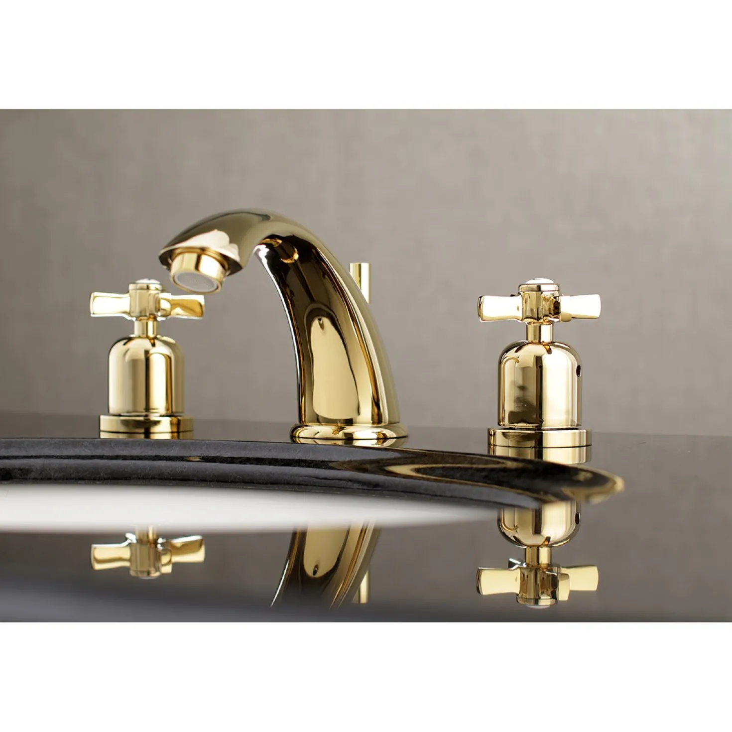 Kingston Brass Millennium 8-Inch Widespread 3-Hole Bathroom Faucet