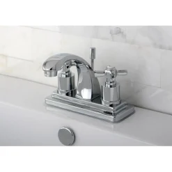 Kingston Brass Millennium Modern 4" Centerset Lavatory Faucet