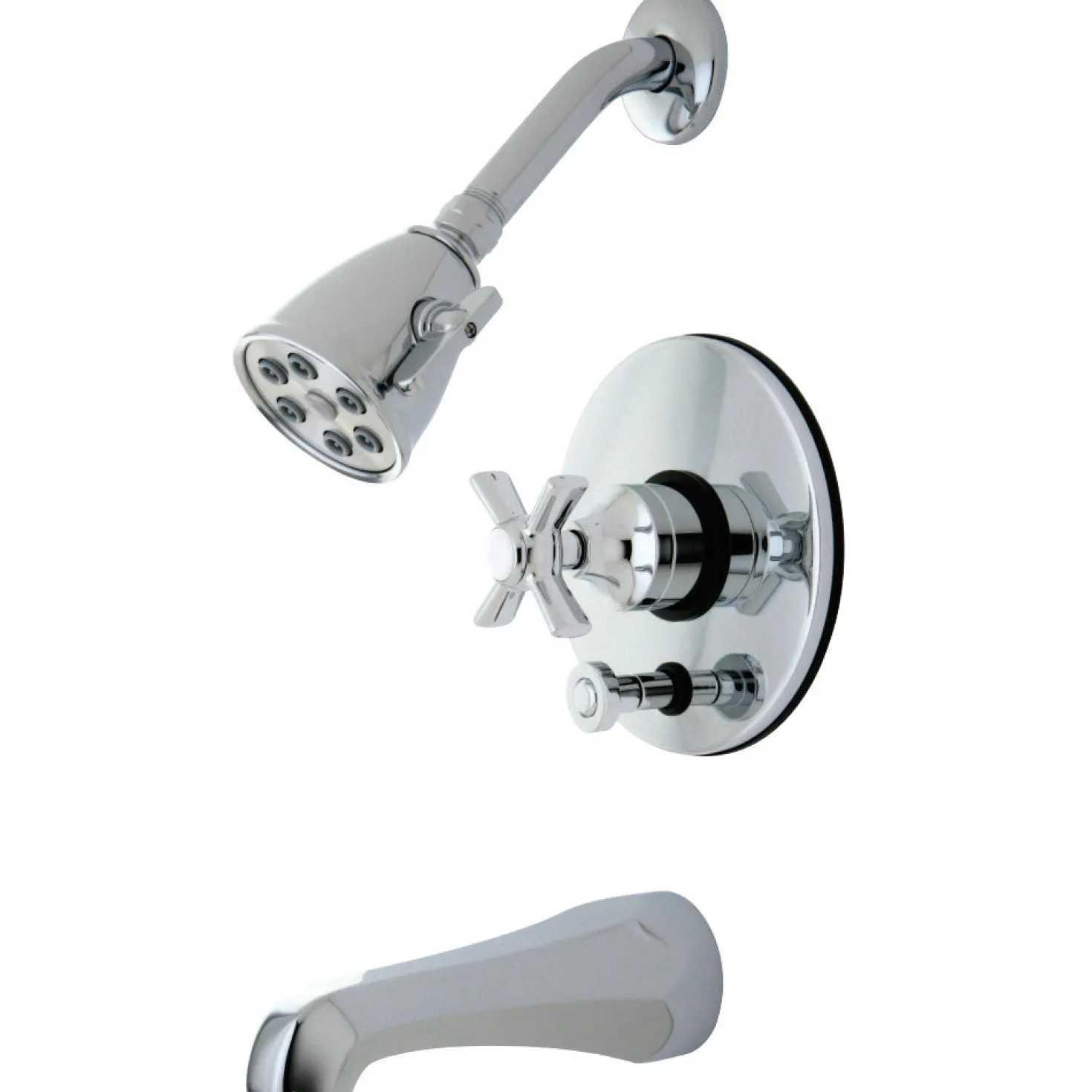 Kingston Brass Millennium Modern Single Hot and Cold Handle Tub/Shower Faucet