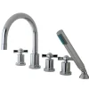 Kingston Brass Millennium 5-Piece Roman Tub Filler