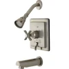 Kingston Brass Millennium Tub/Shower Faucet in Satin Nickel
