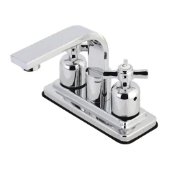 Kingston Brass Millennium Two-Handle 4-Inch Centerset Bathroom Faucet