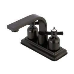 Kingston Brass Millennium Two-Handle 4-Inch Centerset Bathroom Faucet