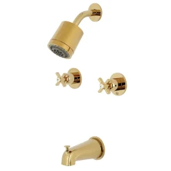 Kingston Brass Millennium Two-Handle Tub and Shower Faucet