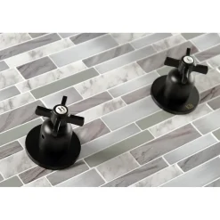 Kingston Brass Millennium Two-Handle Tub and Shower Faucet