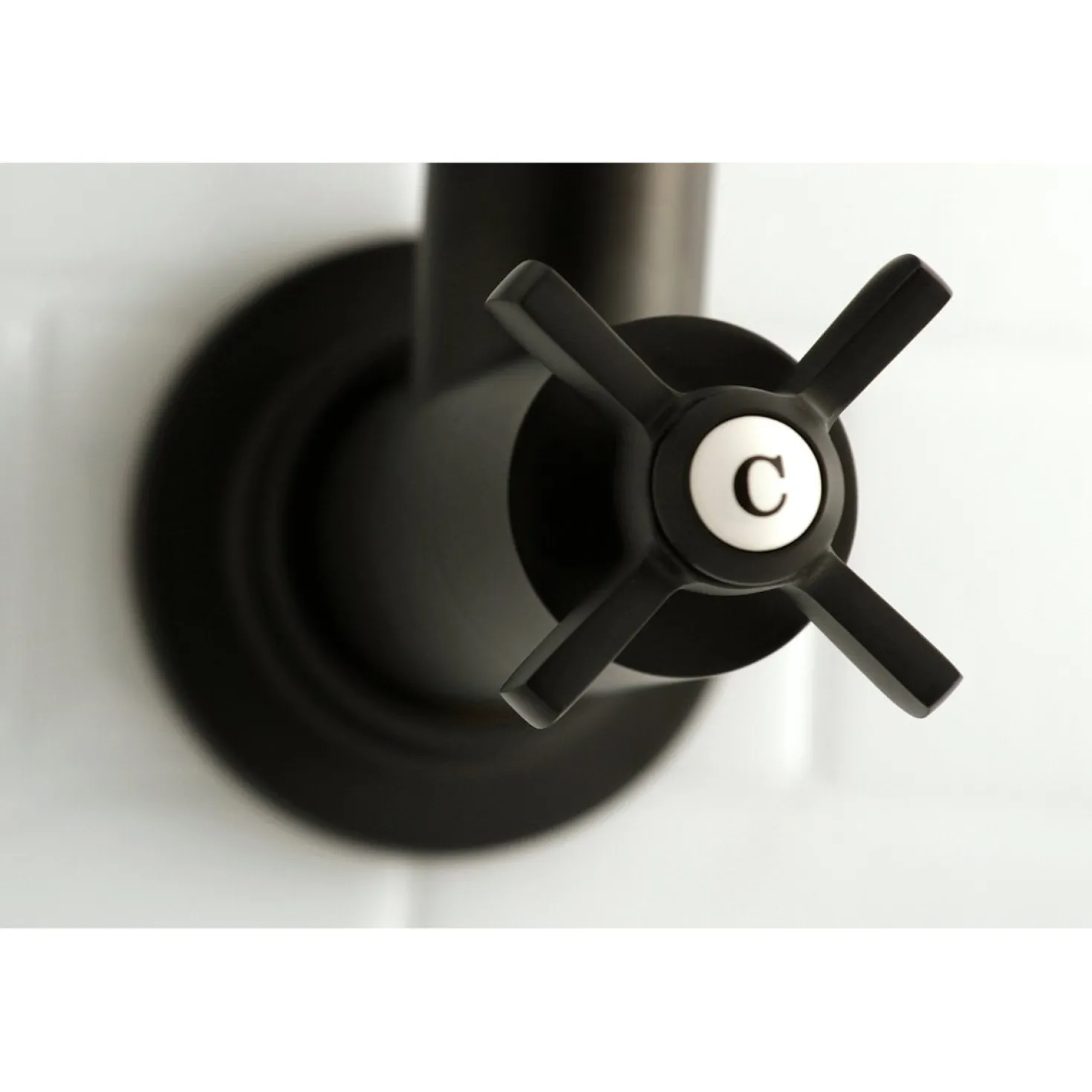 Kingston Brass Millennium Wall Mount Pot Filler Kitchen Faucet