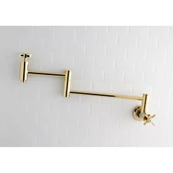 Kingston Brass Millennium Wall Mount Pot Filler Kitchen Faucet