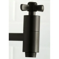 Kingston Brass Millennium Wall Mount Pot Filler Kitchen Faucet