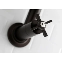 Kingston Brass Millennium Wall Mount Pot Filler Kitchen Faucet