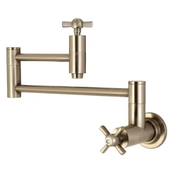 Kingston Brass Millennium Wall Mount Pot Filler Kitchen Faucet