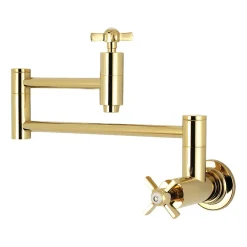 Kingston Brass Millennium Wall Mount Pot Filler Kitchen Faucet