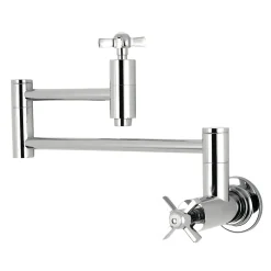 Kingston Brass Millennium Wall Mount Pot Filler Kitchen Faucet