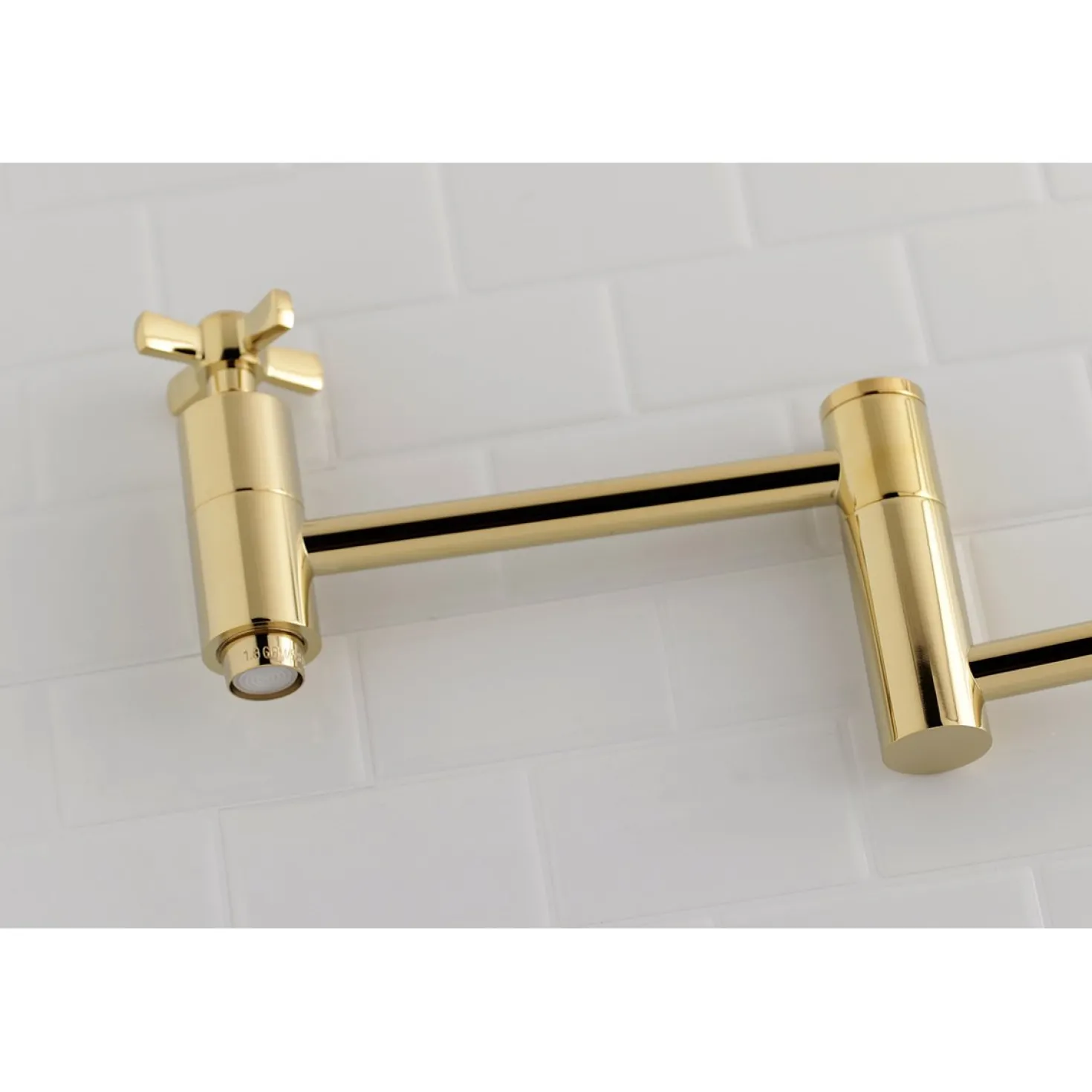 Kingston Brass Millennium Wall Mount Pot Filler Kitchen Faucet