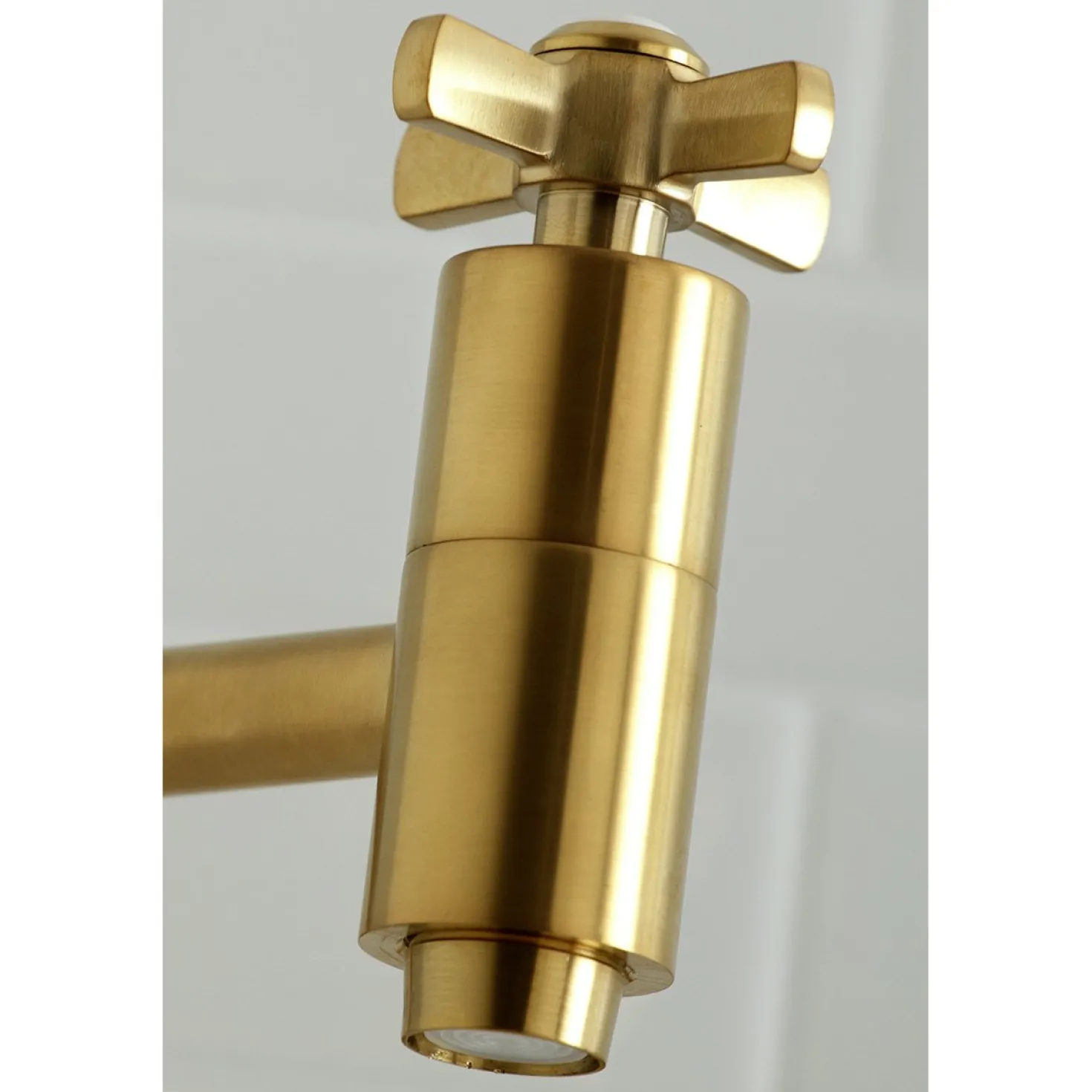 Kingston Brass Millennium Wall Mount Pot Filler Kitchen Faucet