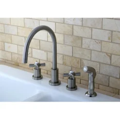 Kingston Brass Millennium Widespread Kitchen Faucet