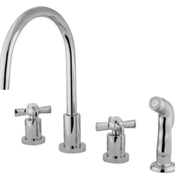 Kingston Brass Millennium Widespread Kitchen Faucet