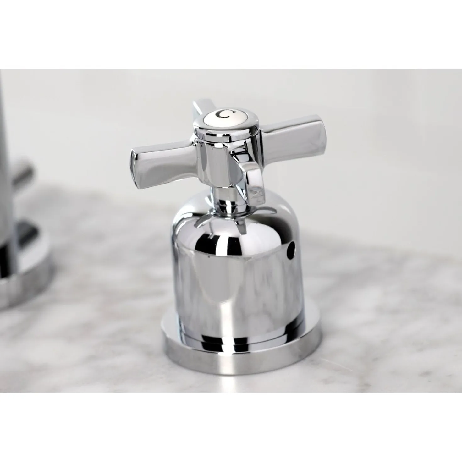 Kingston Brass Millennium Widespread Bathroom Faucet with Brass Pop-Up
