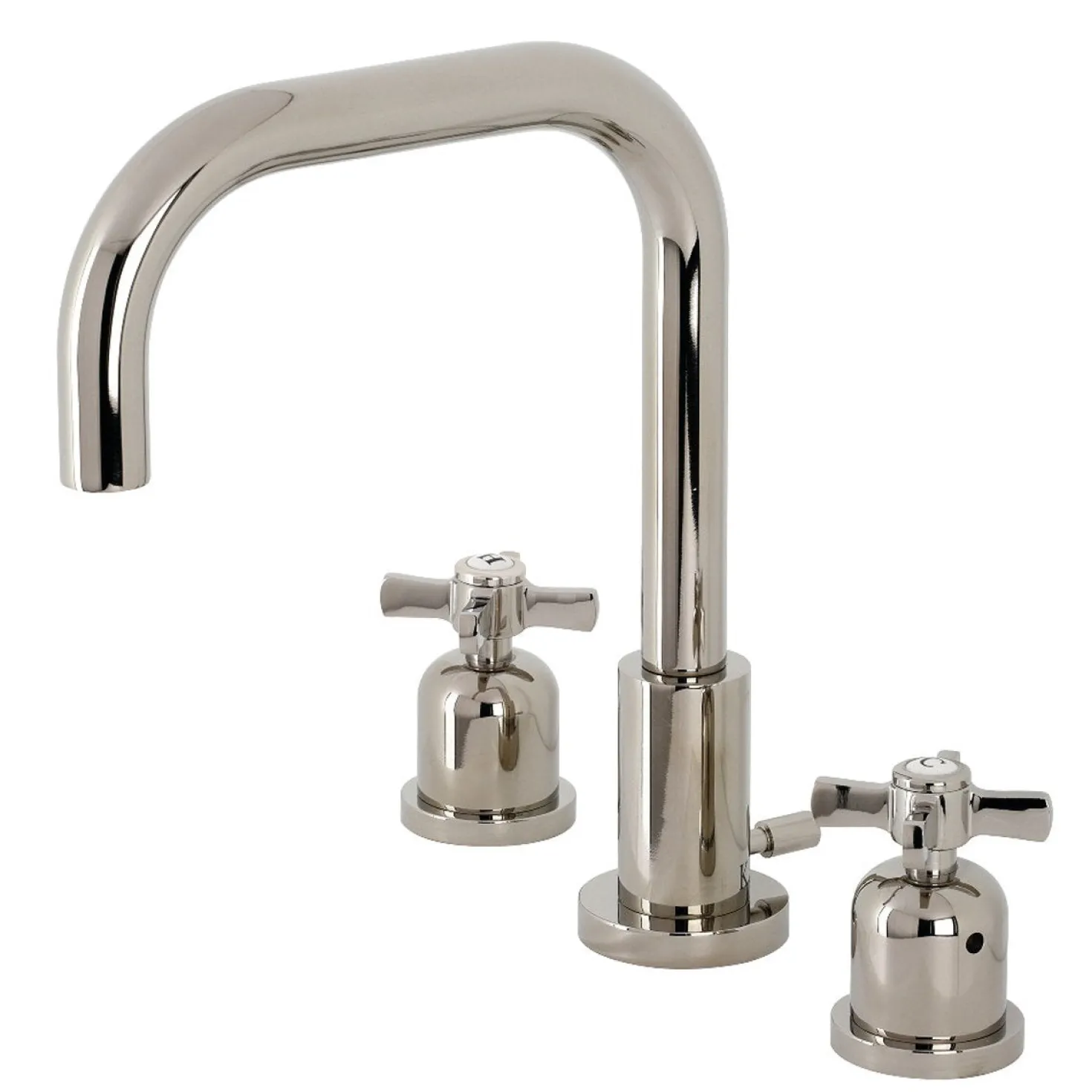 Kingston Brass Millennium Widespread Bathroom Faucet with Brass Pop-Up
