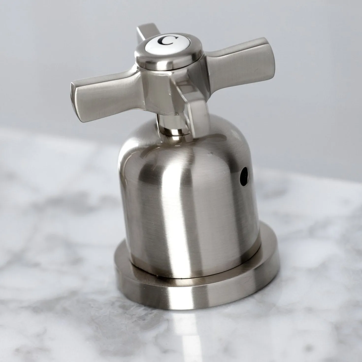 Kingston Brass Millennium Widespread Bathroom Faucet with Brass Pop-Up