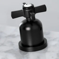 Kingston Brass Millennium Widespread Bathroom Faucet with Brass Pop-Up
