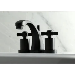 Kingston Brass Millennium 8" Widespread Bathroom Faucet