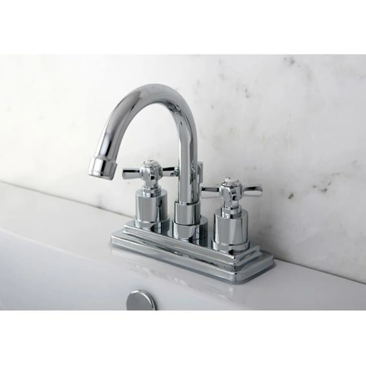 Kingston Brass Modern Millennium 4" Centerset Lavatory Faucet