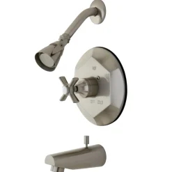 Kingston Brass Modern Millennium Single Hot and Cold Handle Tub/Shower Faucet