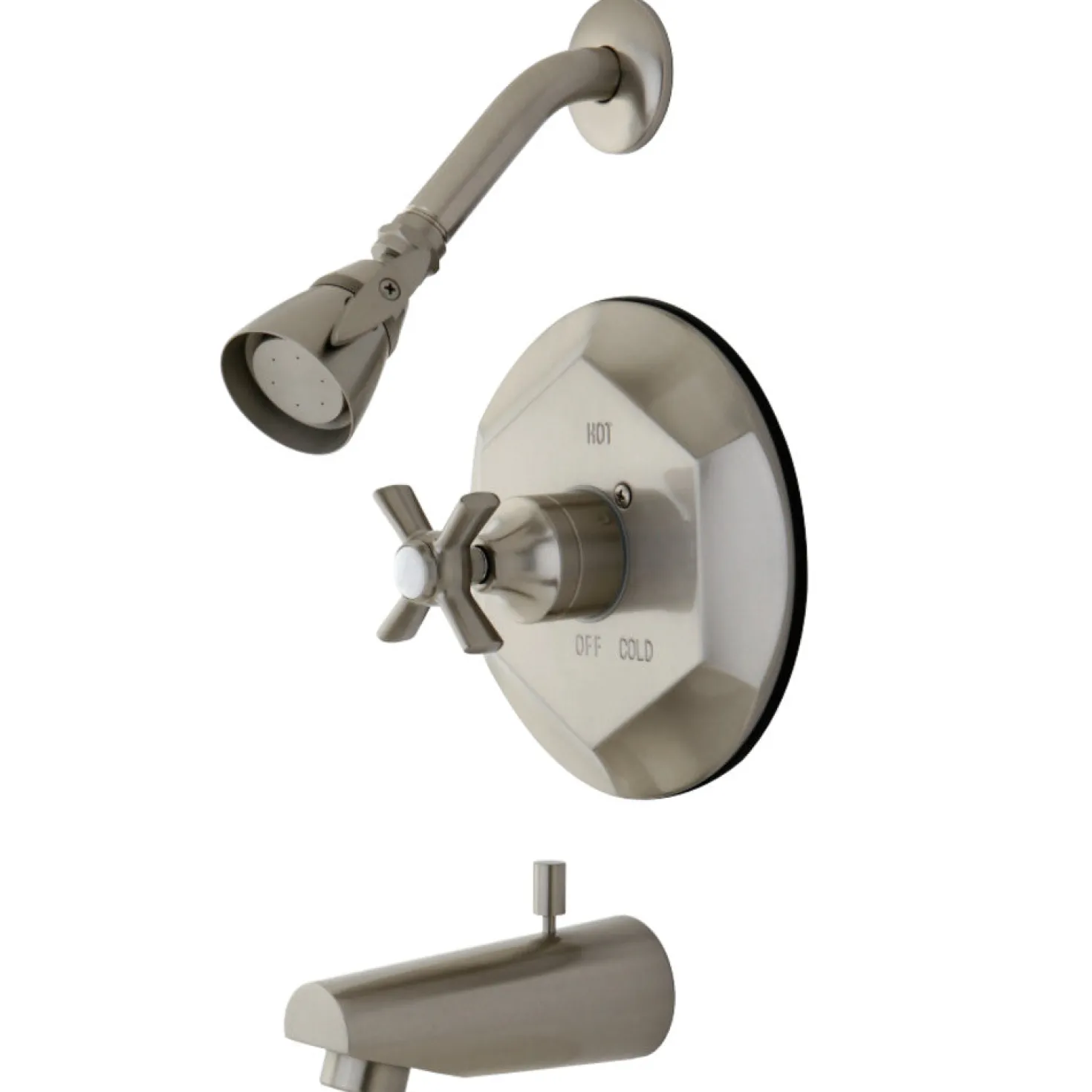 Kingston Brass Modern Millennium Single Hot and Cold Handle Tub/Shower Faucet