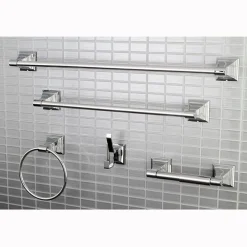 Kingston Brass Monarch Collection 5-Piece Towel Bar Bath Hardware Set