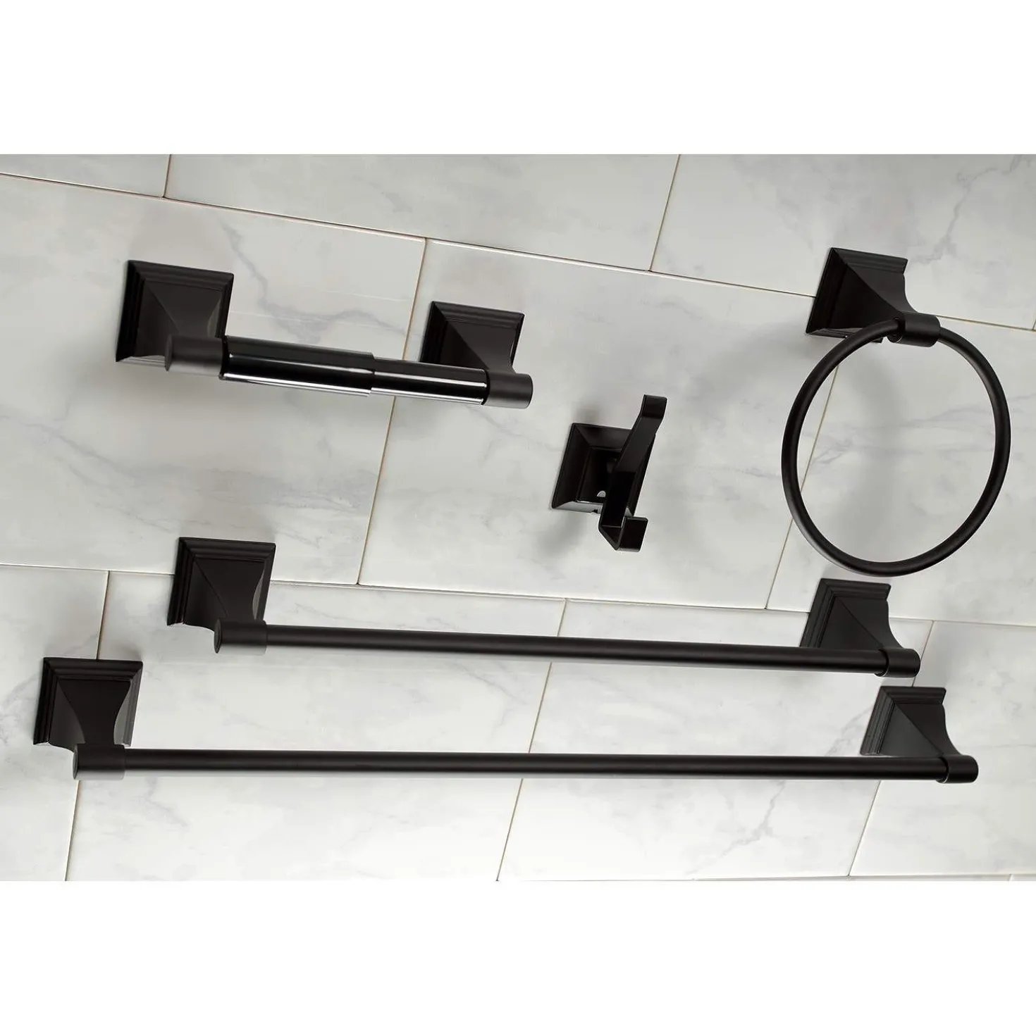 Kingston Brass Monarch 5-Piece Bathroom Accessory Set