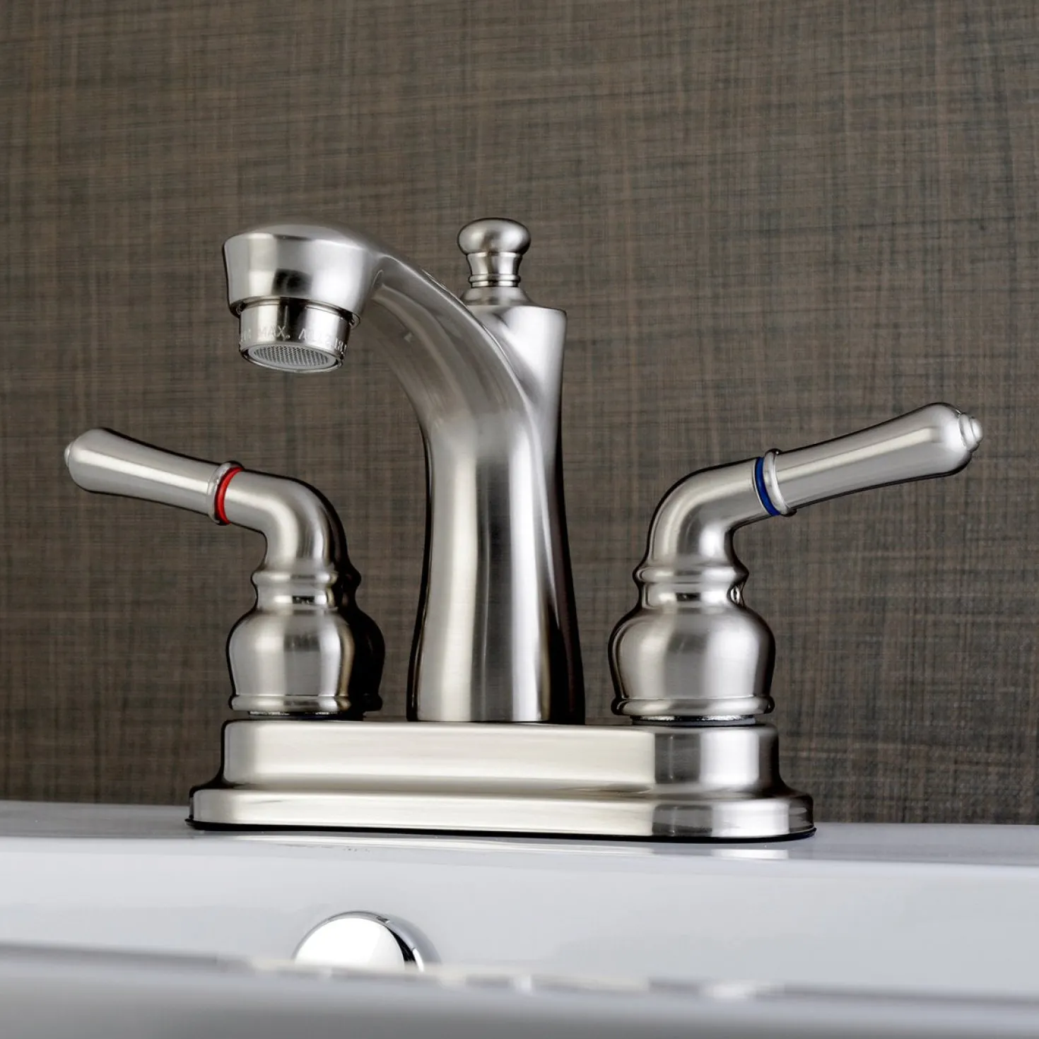 Kingston Brass Naples 4" Centerset Bathroom Faucet