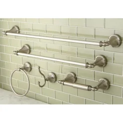 Kingston Brass Naples Collection 5-Piece Towel Bar Bath Hardware Set